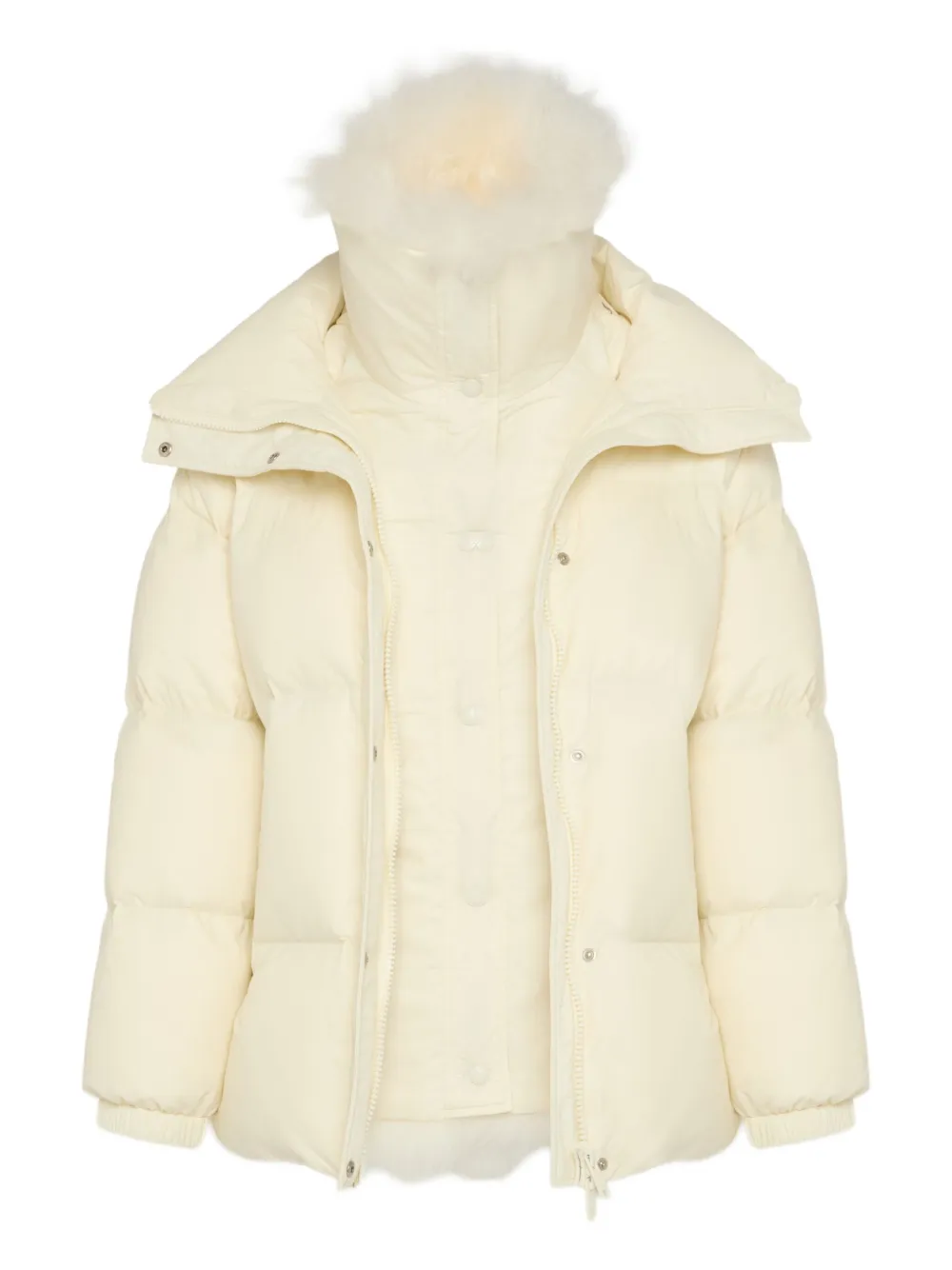 Yves Salomon padded oversized jacket | White | Image 1
