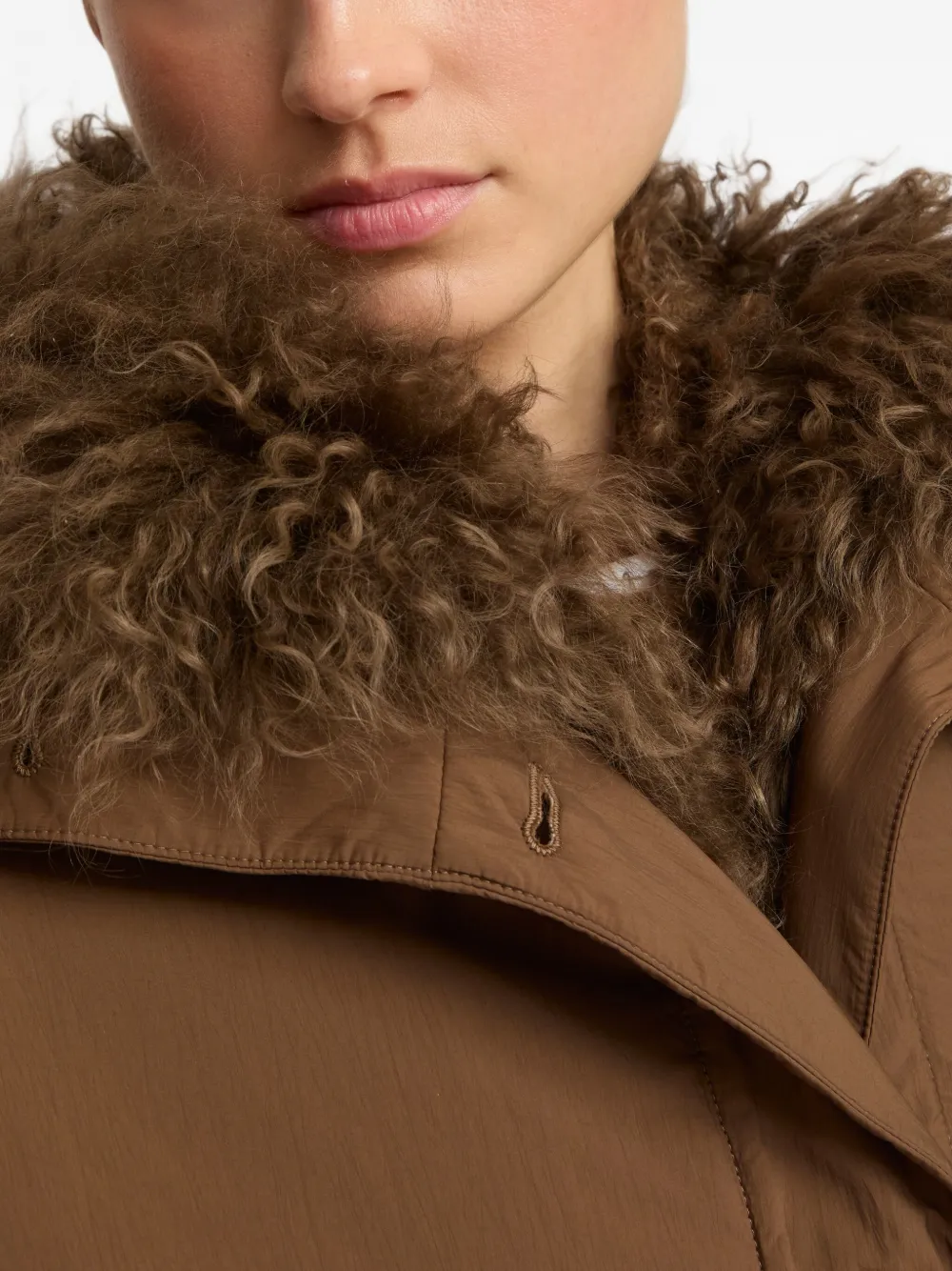 Yves Salomon hooded jacket Bruin