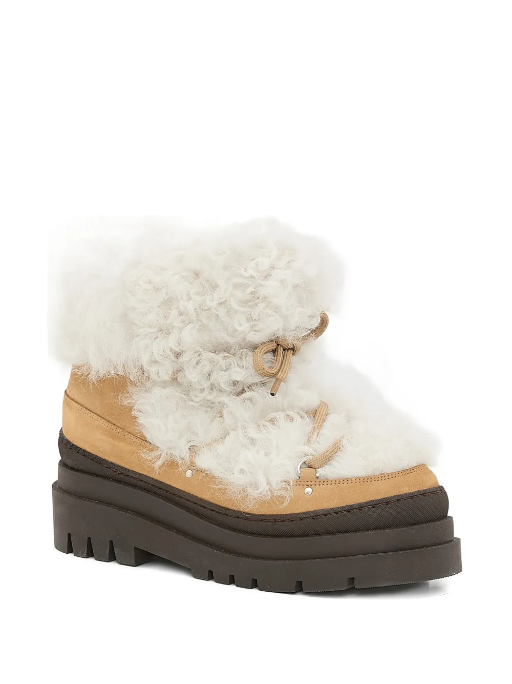 Yves Salomon shearling platform boots | Ankle Boots | Image 2