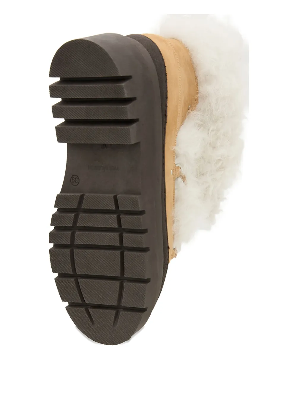 Yves Salomon Laarzen met plateauzool Wit