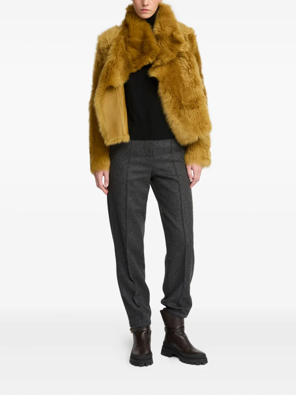 Yves Salomon shearling jacket | Faux Fur & Shearling Jackets | Image 2