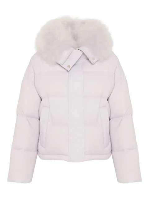 Yves Salomon removable-collar puffer jacket
