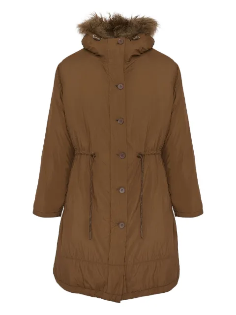Yves Salomon lambshearling-trimmed parka coat