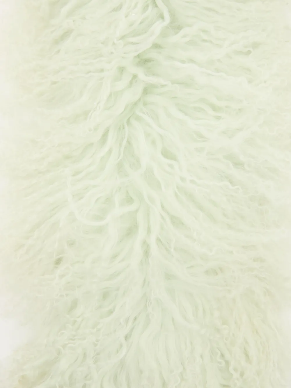 Yves Salomon lambwool scarf - Groen
