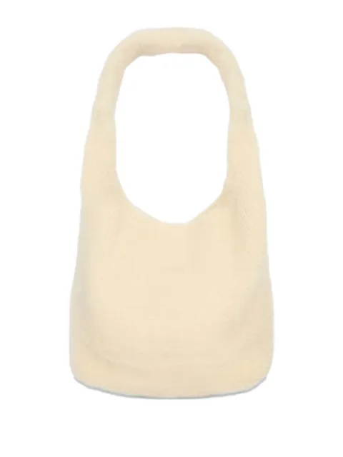 Yves Salomon Curly merino shoulder bag