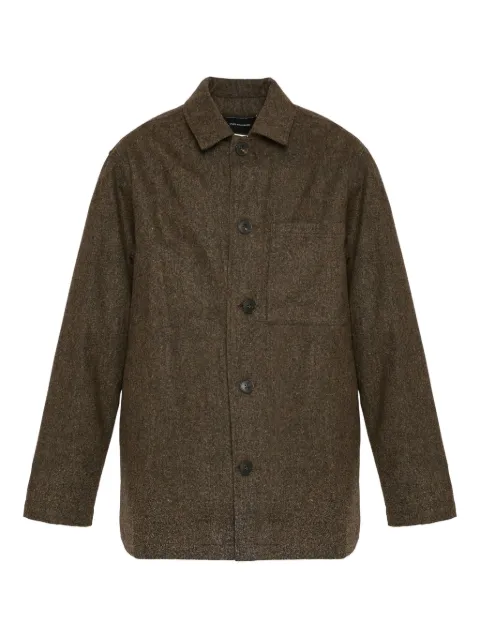 Yves Salomon sobrecamisa de tweed