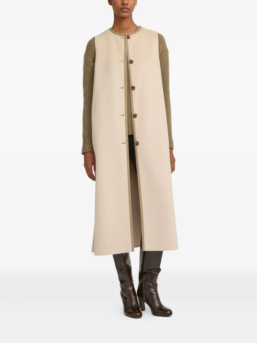 Yves Salomon double-sided belted gilet | Waistcoats & Gilets | Image 2