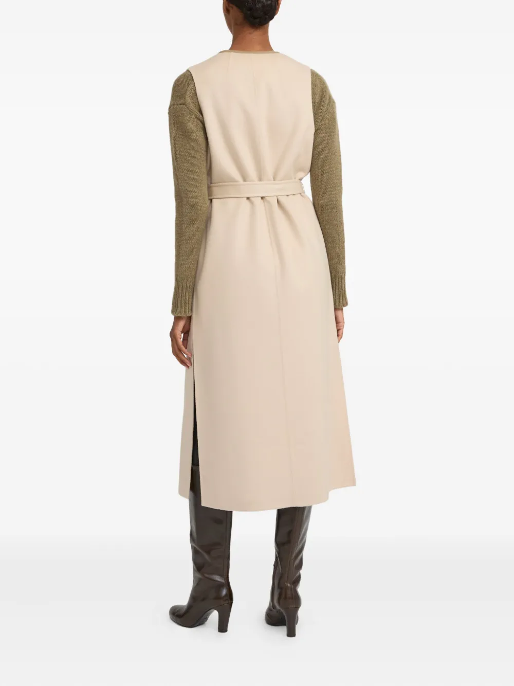  Yves Salomon Double-sided Belted Gilet - Neutrals 