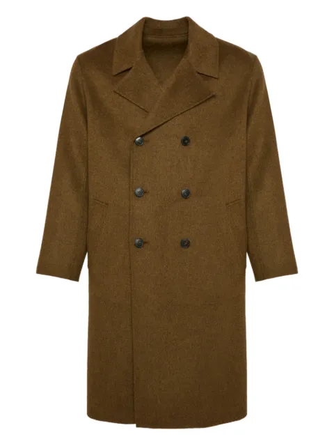 Yves Salomon double-sided wool-cashmere coat