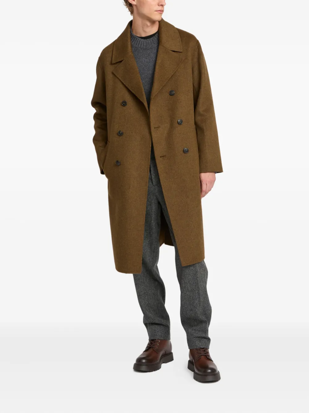 Yves Salomon double-sided wool-cashmere coat | Double Breasted Coats | Image 2