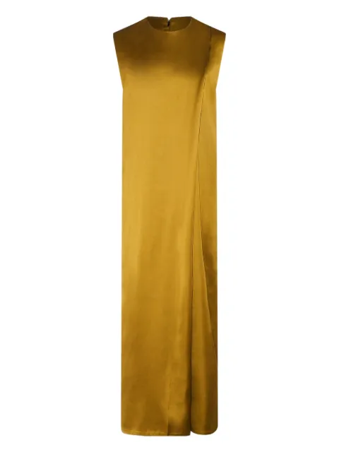 Yves Salomon satin maxi dress