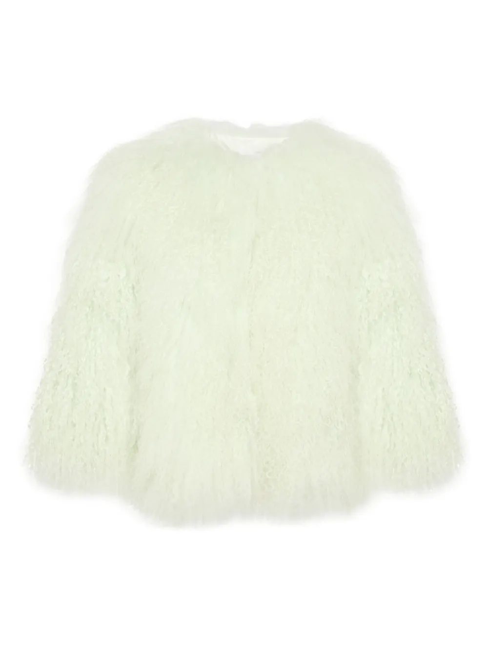 Yves Salomon shearling jacket | Green | Image 1