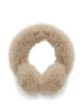 Yves Salomon lamb-shearling earmuffs - Neutrals