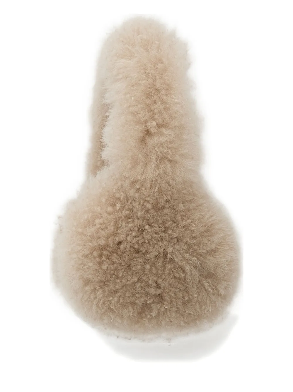 Yves Salomon lamb-shearling earmuffs - Beige