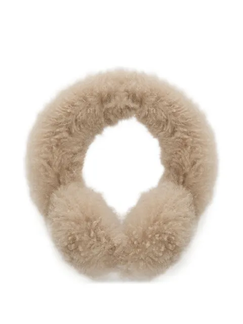 Yves Salomon lamb-shearling earmuffs