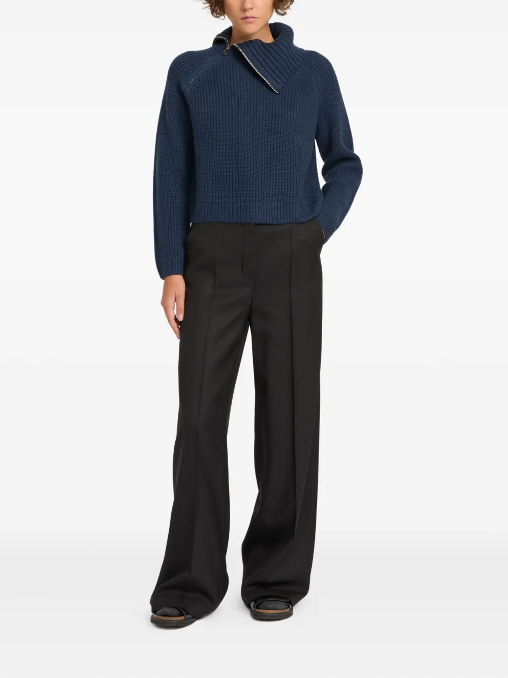 Yves Salomon zip knitted sweater | Knitted Sweaters | Image 2