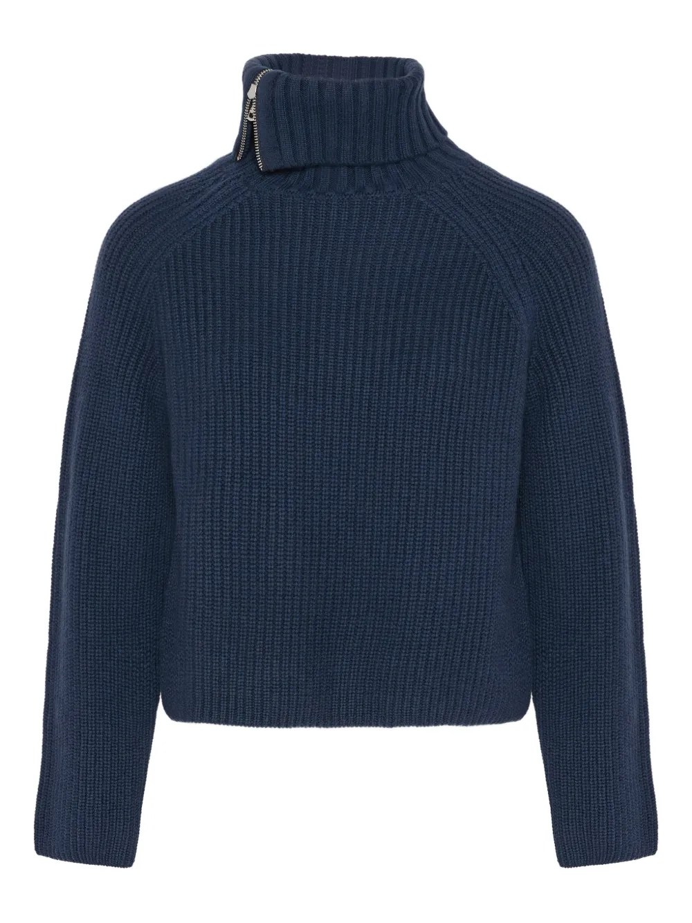 Yves Salomon zip knitted sweater | Blue | Image 1