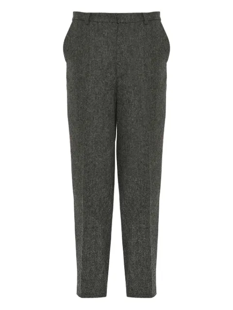 Yves Salomon tweed straight-leg trousers