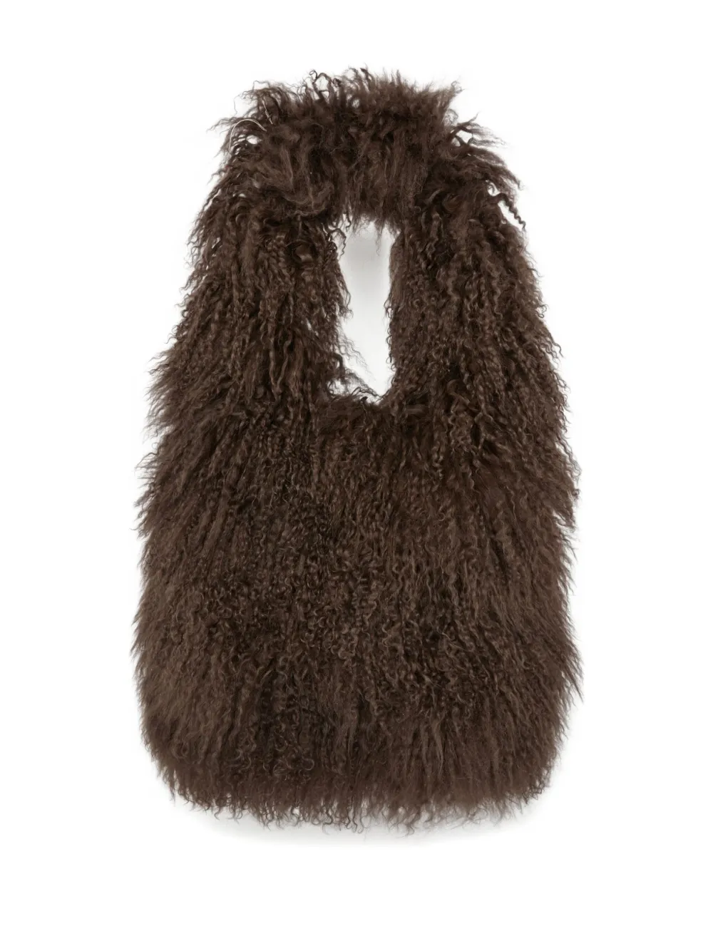 Yves Salomon Lammy schoudertas Bruin