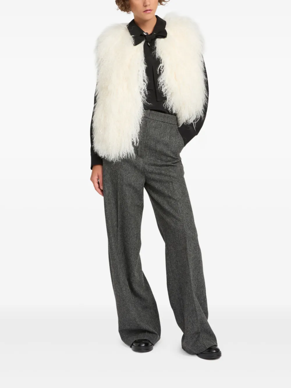 Yves Salomon lambskin gilet | Waistcoats & Gilets | Image 2