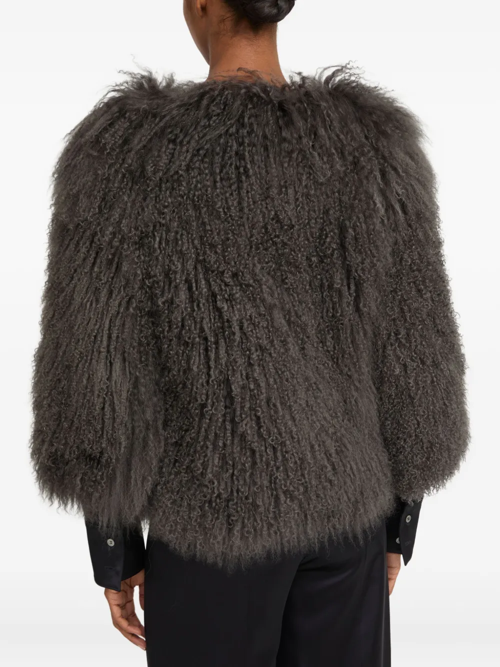 Yves Salomon short shearling jacket | Faux Fur & Shearling Jackets | Image 2