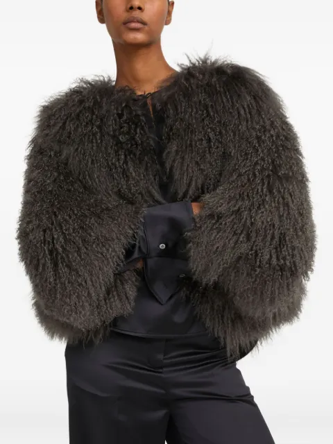 Yves Salomon short shearling jacket