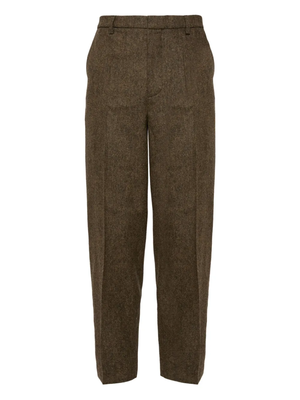 Yves Salomon Pantaloni in tweed - Marrone