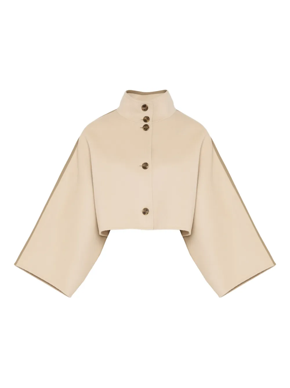 Yves Salomon double-sided cape jacket | Neutrals | Image 1
