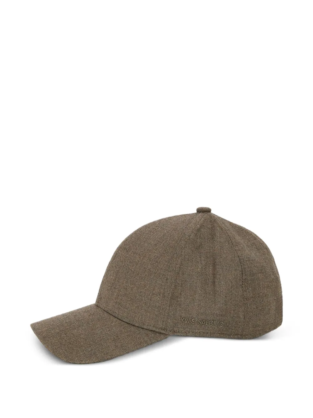 Yves Salomon Pet met gewelfde rand Bruin