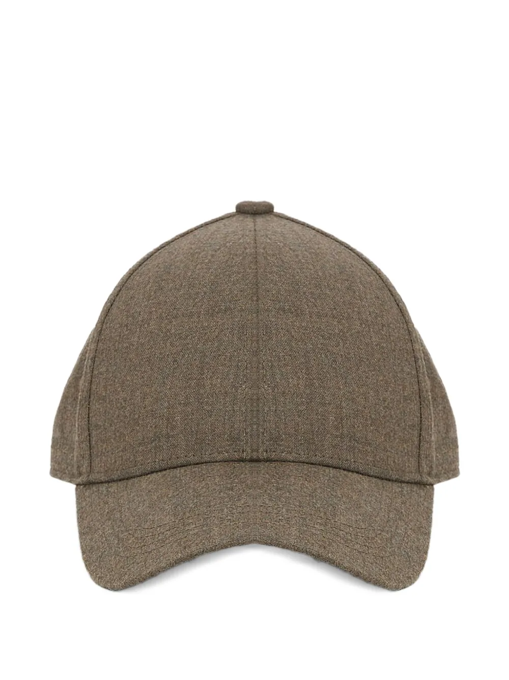 Yves Salomon curved-brim cap | Brown | Image 1