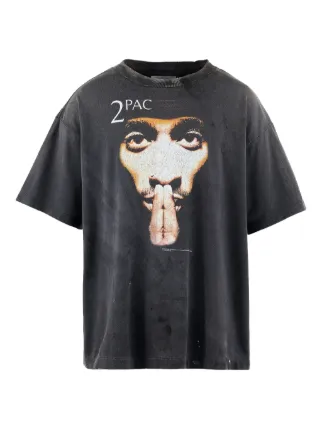 SAINT MXXXXXX 2Pac T-shirt | Black | FARFETCH AO