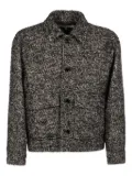 FRAME mélange-effect jacket - Grey