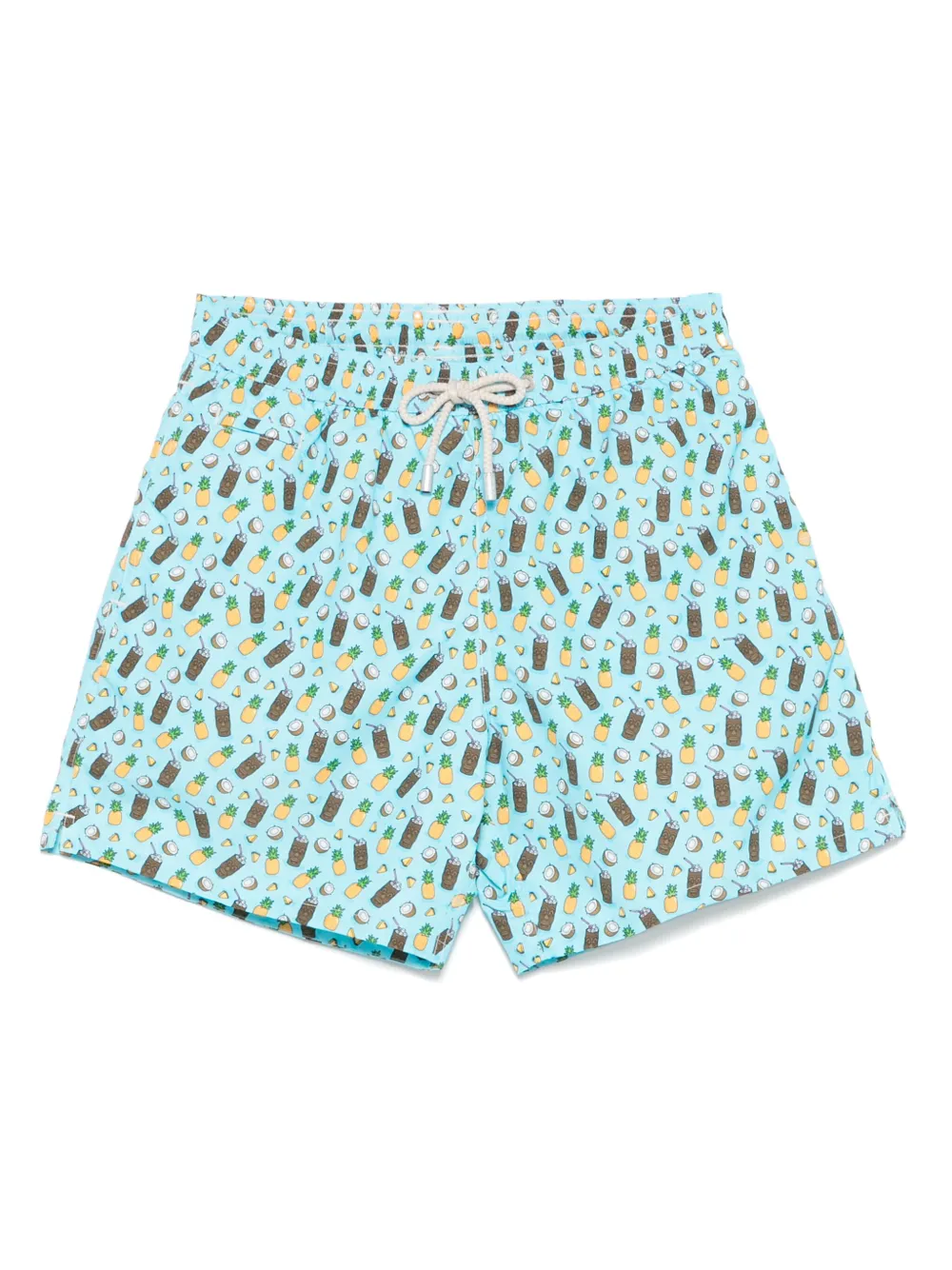 MC2 Saint Barth graphic-print swim shorts | Blue | Image 1