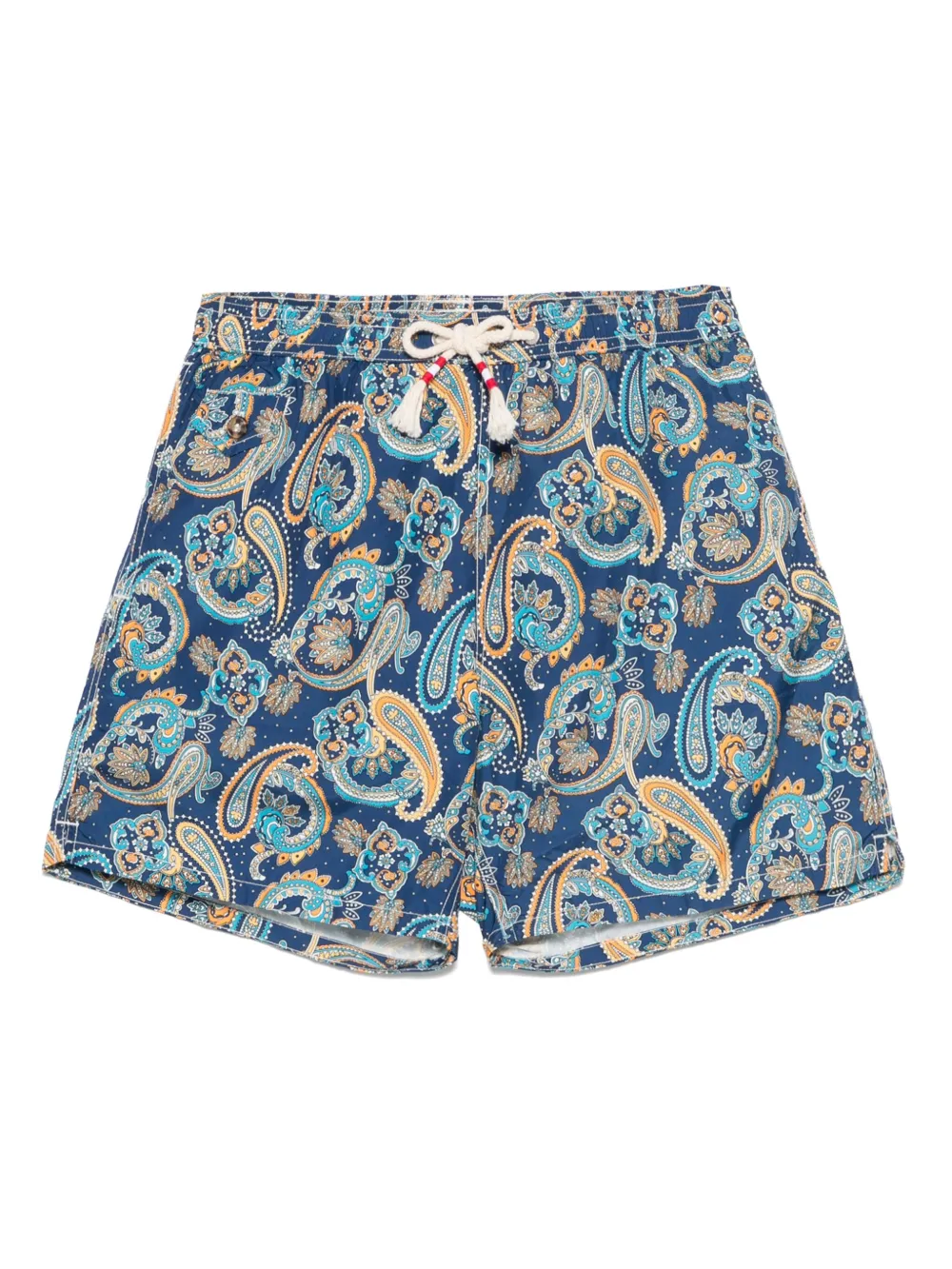 MC2 Saint Barth shorts de playa con estampado de cachemira | azul | Image 1