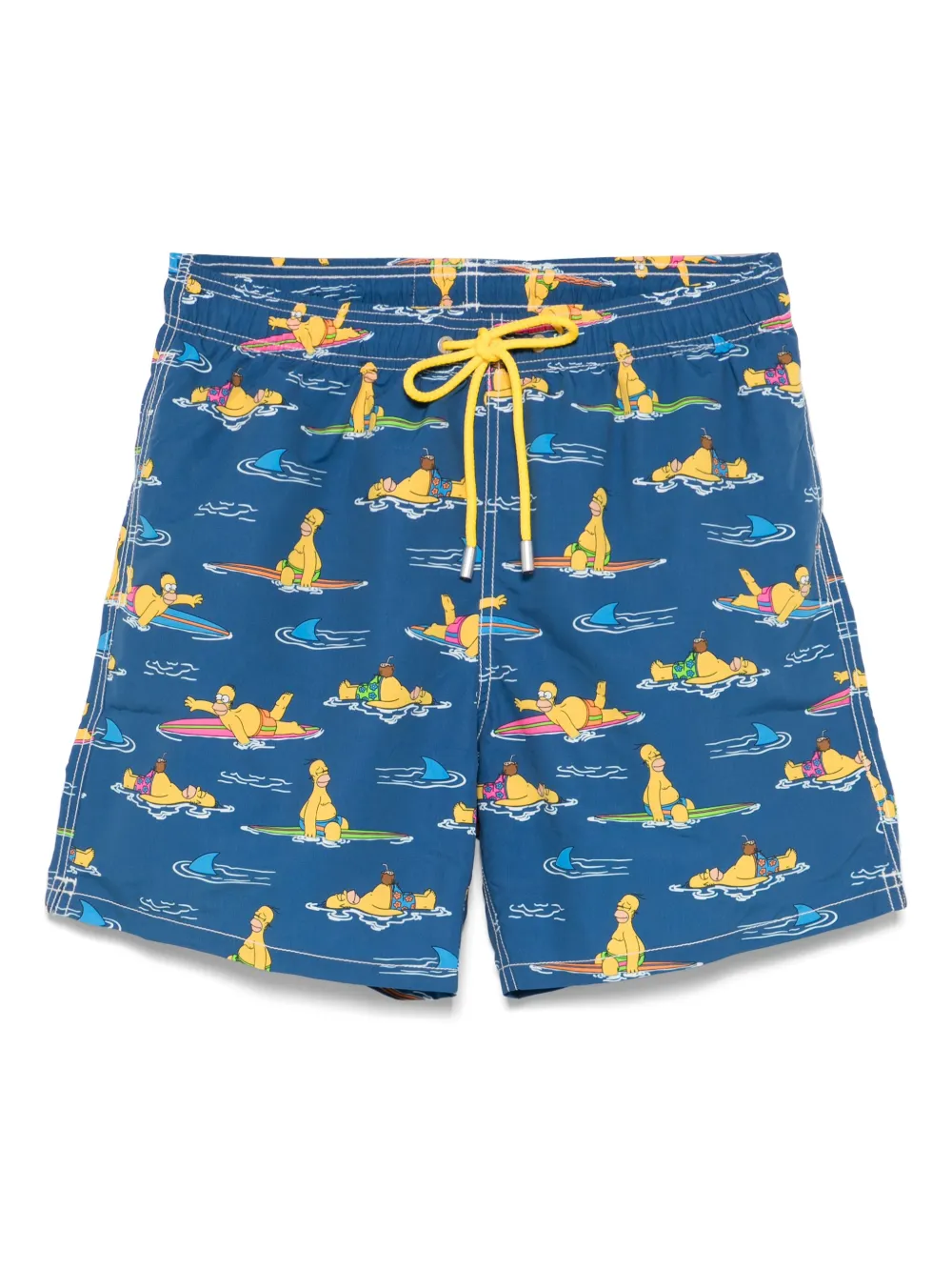 MC2 Saint Barth graphic-print swim shorts | Blue | Image 1