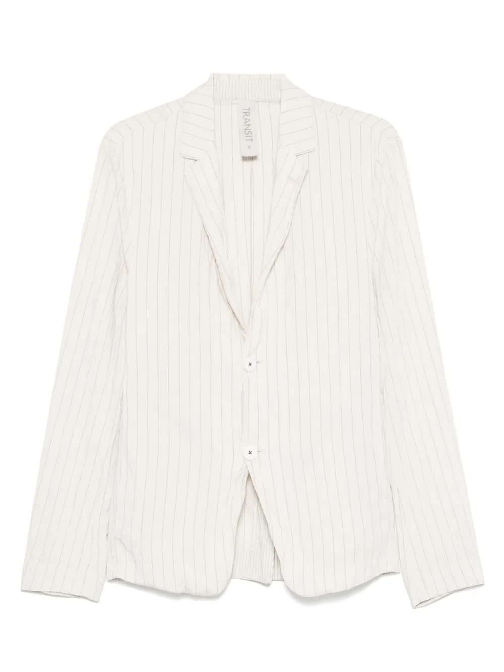 Transit blazer con rayas estampadas y botones | neutro | Image 1