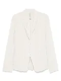 Transit striped single-breasted blazer - Neutrals