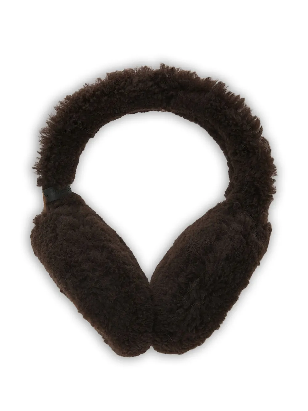 Yves Salomon shearling ear muffs | Brown | Image 1