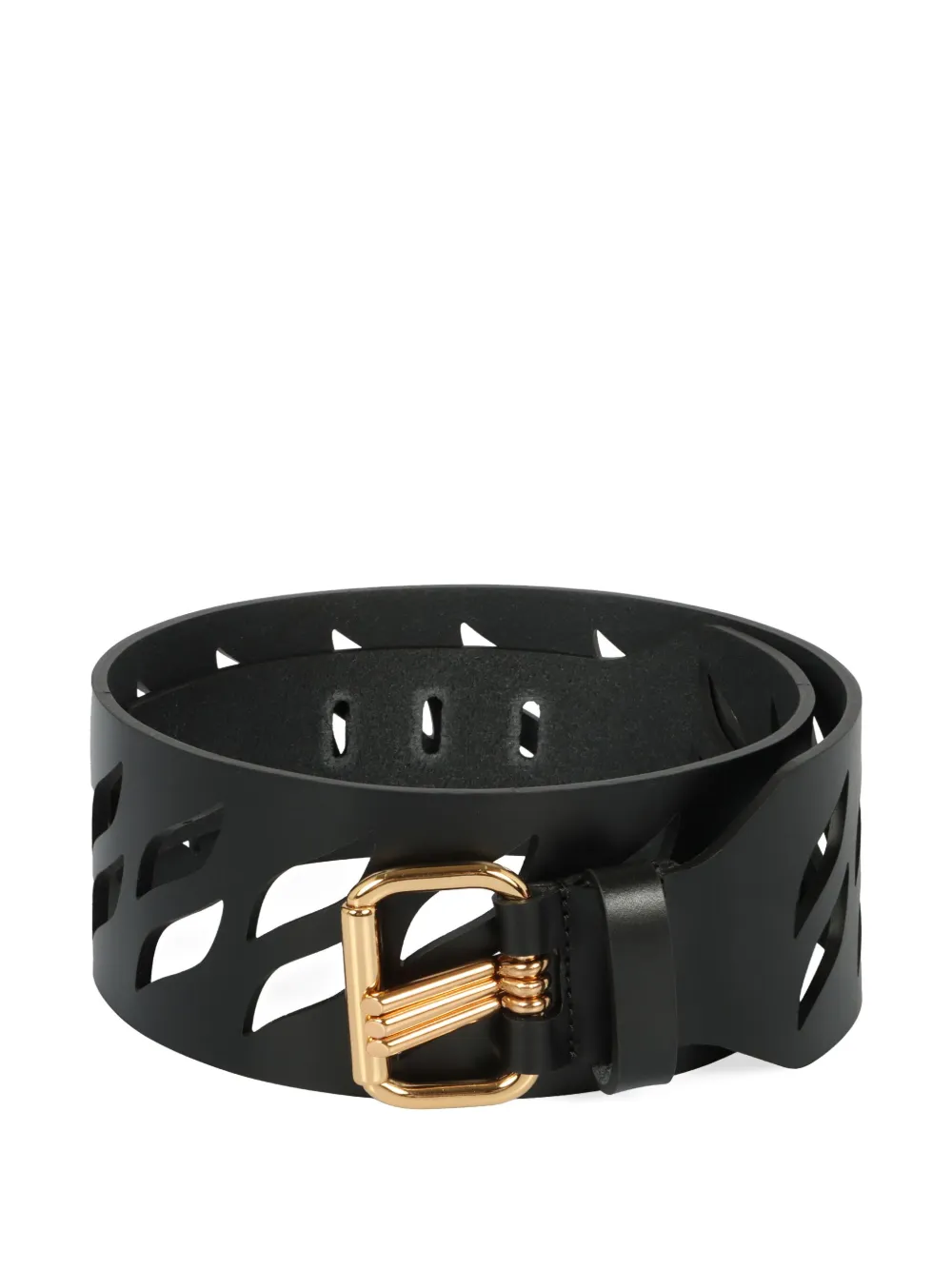 ETRO Leren riem Zwart