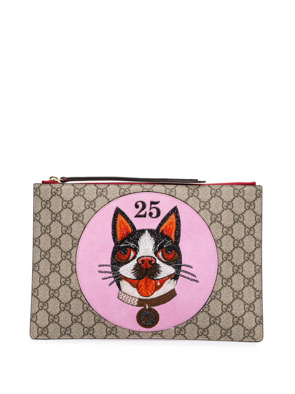 Pre-owned Gucci 2000-2015 Gg Supreme Bosco Clutch Bag