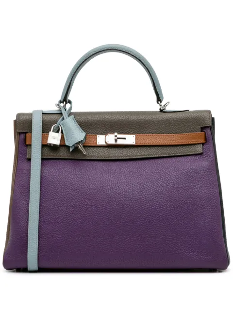 Hermès Pre-Owned 2012 Togo Arlequin Kelly II Retourne 35 satchel