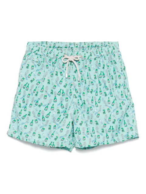MC2 Saint Barth logo-print swim shorts