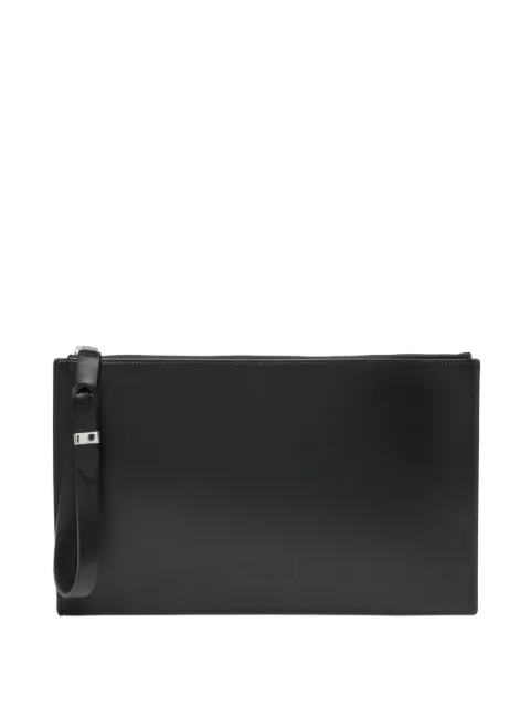 Orciani Machine Francaise checked clutch bag
