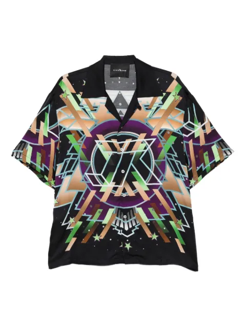 John Richmond geometric-print shirt