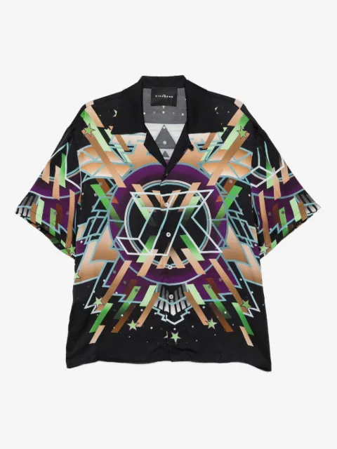 John Richmond Camisa com estampa geométrica
