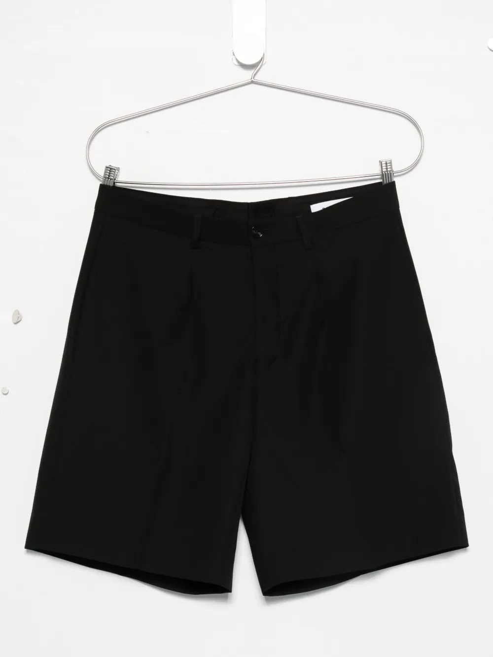 BE ABLE pleated cotton shorts - Nero