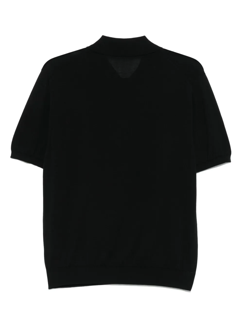 Malo cotton polo shirt - Zwart