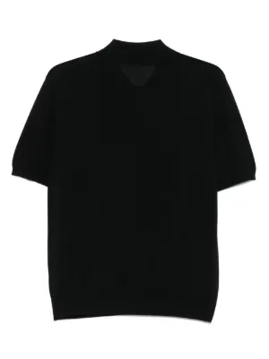 Tシャツ・カットソー Malo SS25 Malo T-shirts and Polos (UXA183 F3L27E3167) Marshmello Think Blue T-Shirt — Black