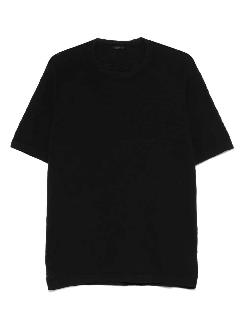 Transit T-shirt met ronde hals Zwart