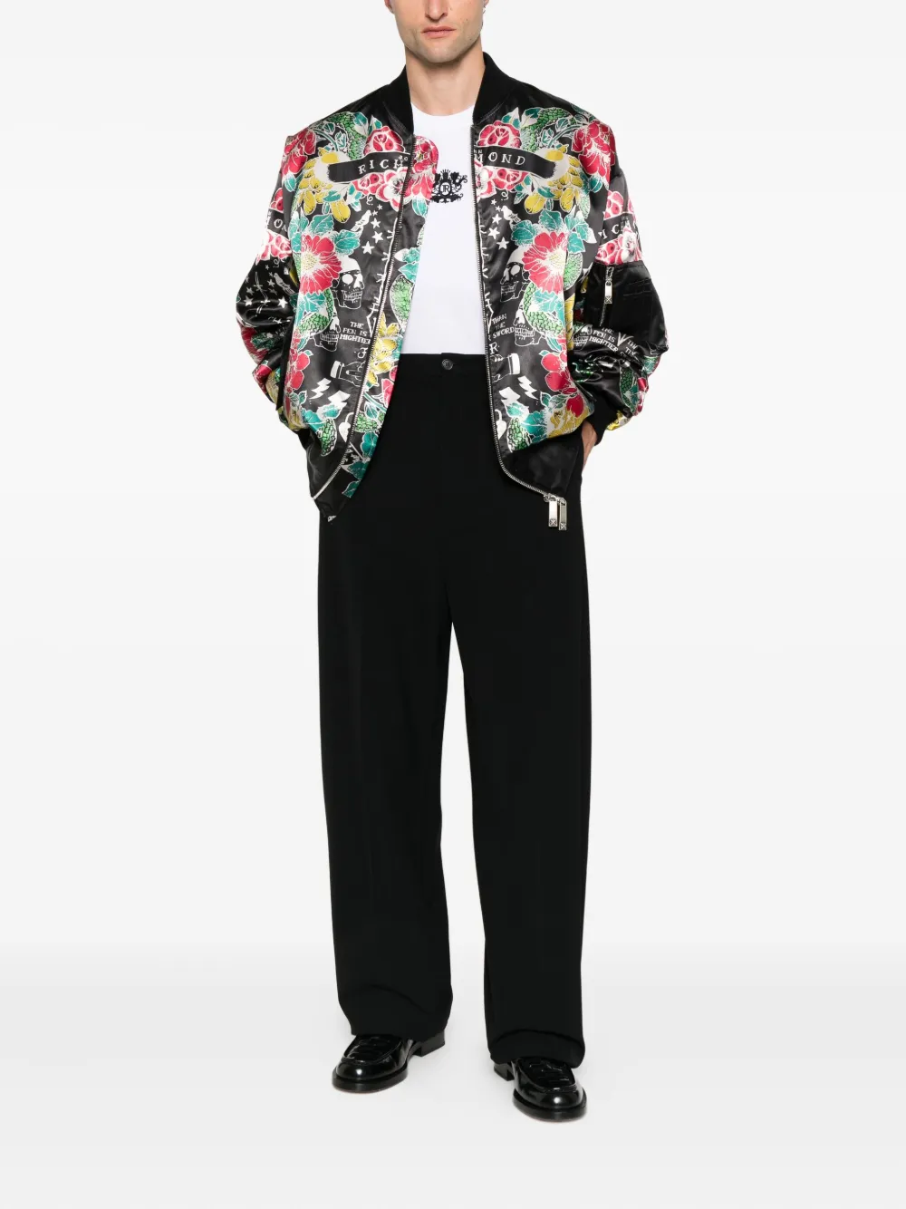 John Richmond crest-embellished cotton T-shirt | T-Shirts | Image 2